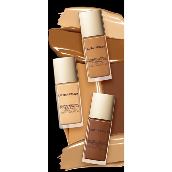 Laura Mercier Flawless Lumiere Radiance-Perfecting Foundation 30ml 1C1 Shell NEW - Picture 2 of 7